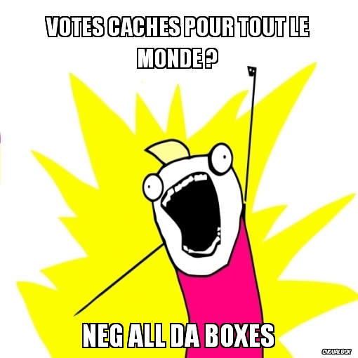 Les votes cachés