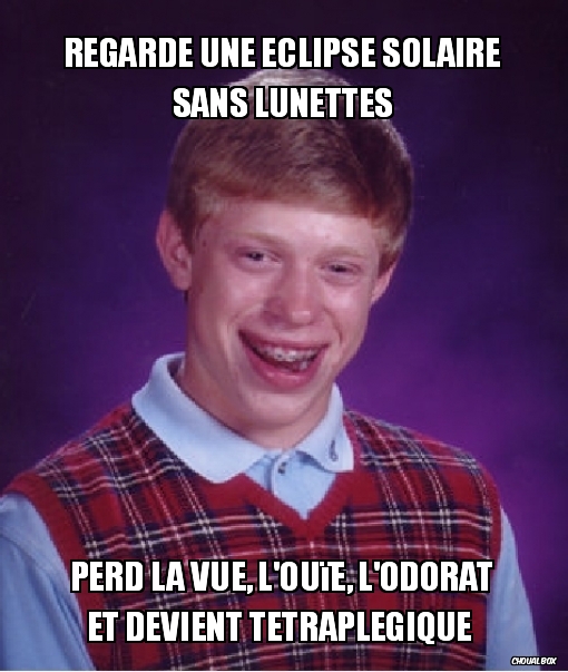 Regarde une éclipse solaire sans lunettes