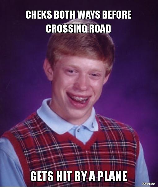 Cheks both ways before crossing road