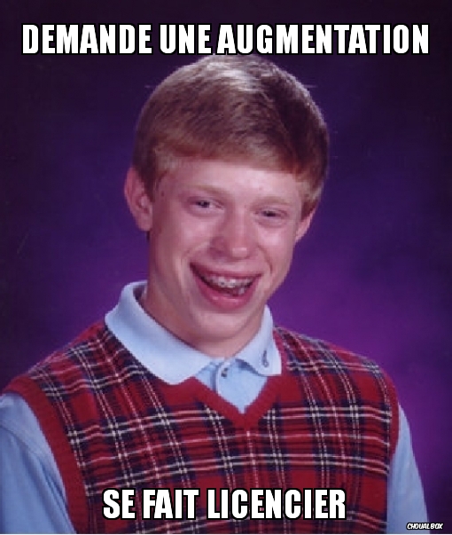 Demande une augmentation