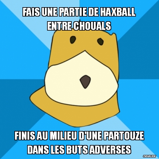 Fais une partie de Haxball entre chouals