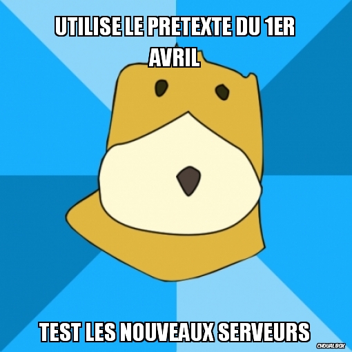 Utilise le prétexte du 1er avril