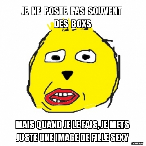 1 box + 1 titre en carton + 1 fille en plastique = -1