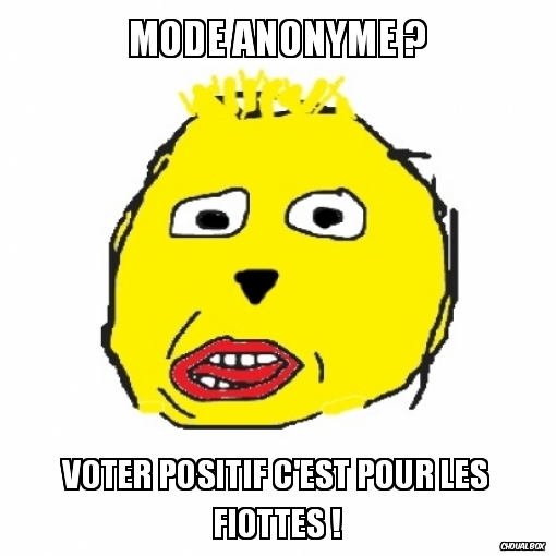 Mode anonyme ?