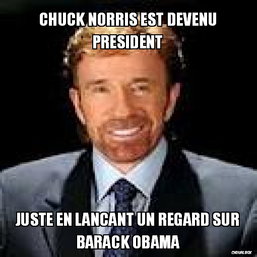 chuck norris est devenu président
