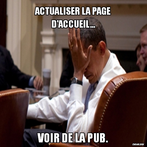 Actualiser la page d\'accueil...