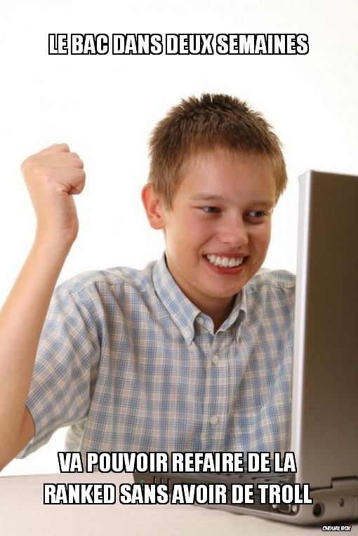 Le bac dans deux semaines