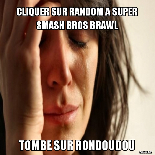 Cliquer sur random à Super smash bros brawl