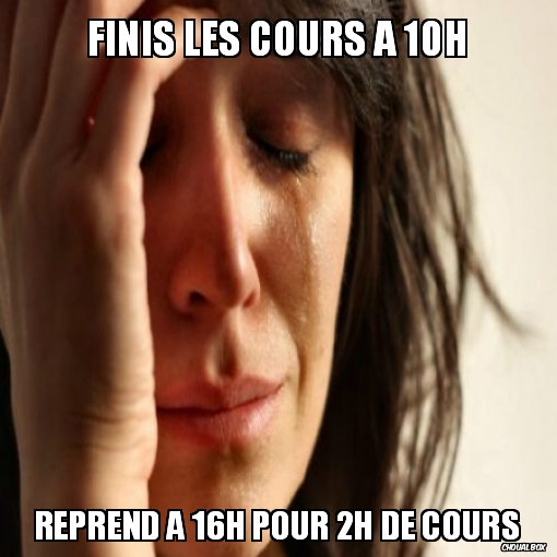 Finis les cours à 10h