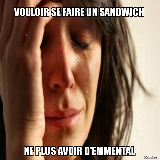 Je mangerai pas ce soir...