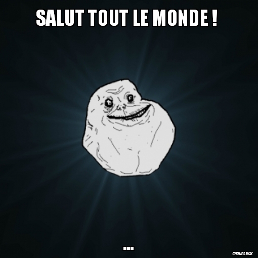 Salut tout le monde ! 