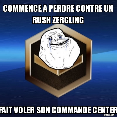 commence à perdre contre un rush zergling