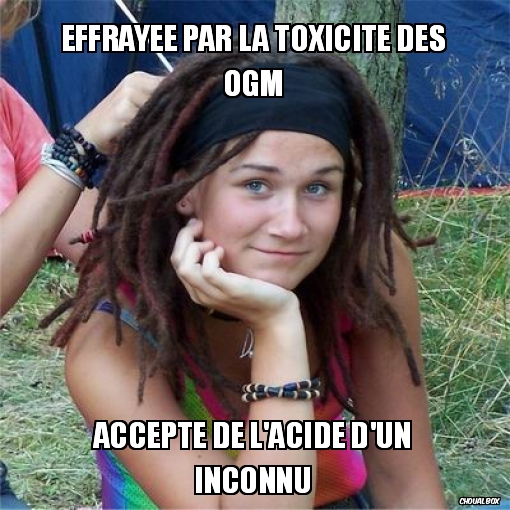 Effrayée par la toxicité des OGM