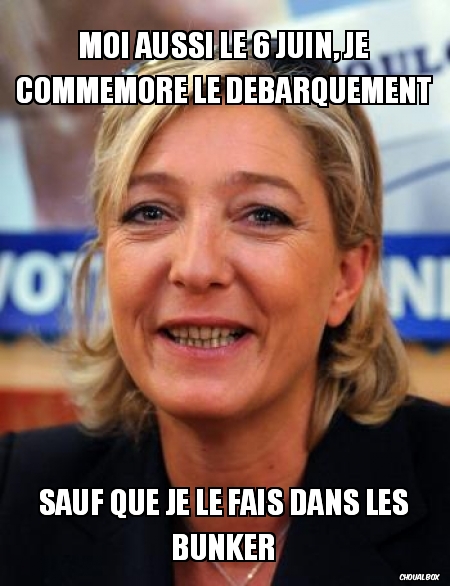 Moi aussi le 6 juin, je commémore le débarquement