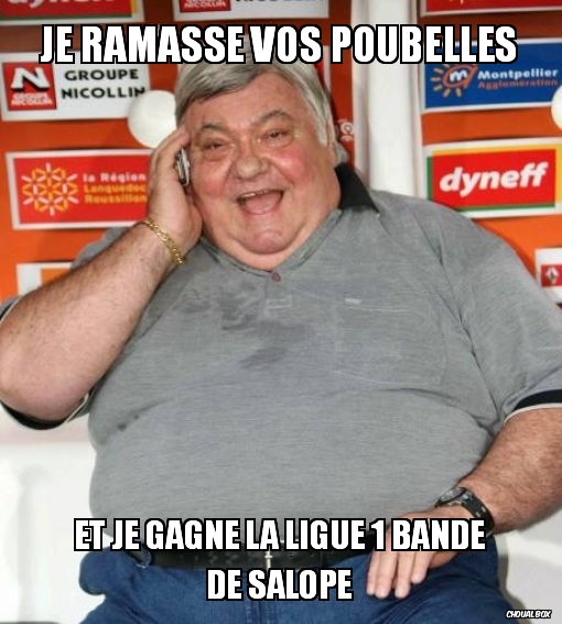 Je ramasse vos poubelles