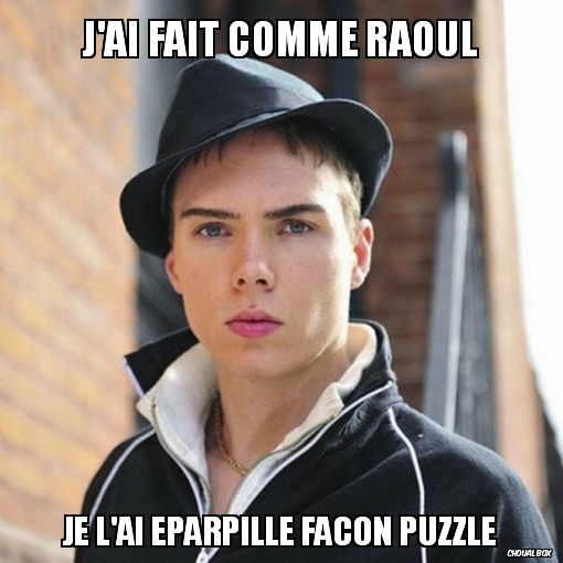 J\'ai fait comme Raoul