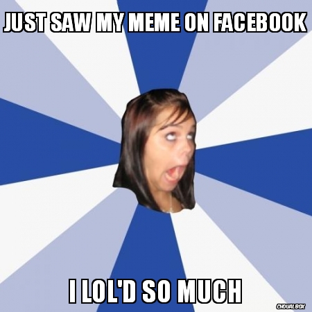 Meme on facebook...