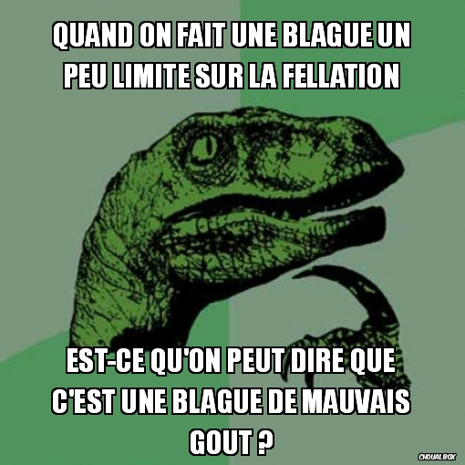 Blague de mauvais goût