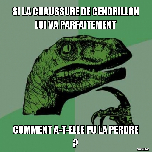 Si la chaussure de Cendrillon lui va parfaitement