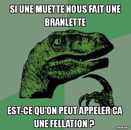Si une muette nous fait une...