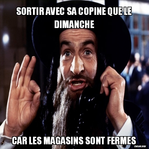 Sortir avec sa copine que le dimanche