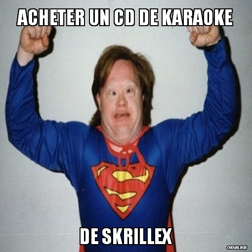 Acheter un cd de karaoké...