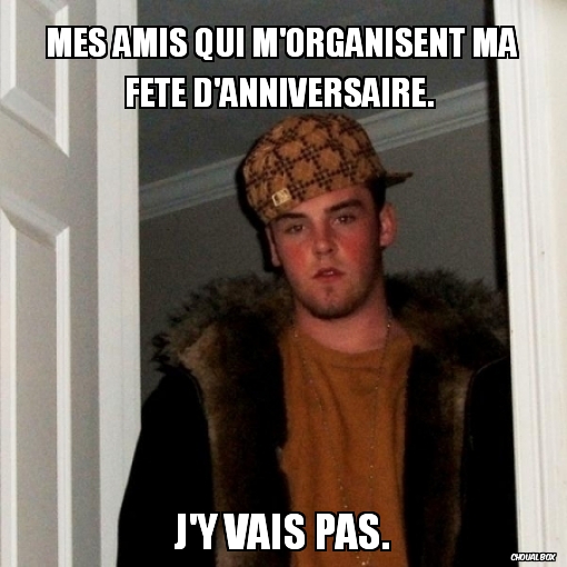 Mes amis qui m\'organisent Ma fête d\'anniversaire. 