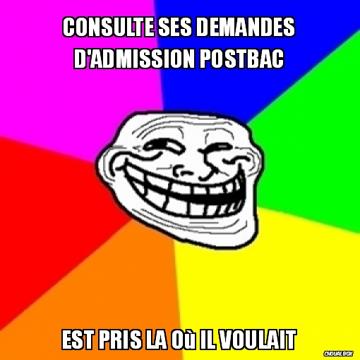 consulte ses demandes d\'admission postbac