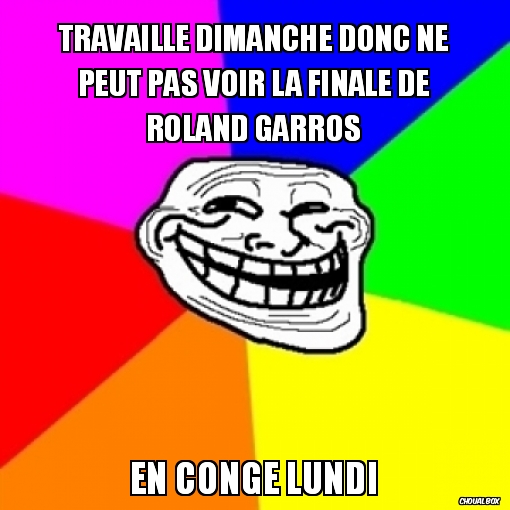 Finale de Roland Garros