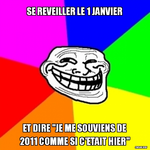 Se réveiller le 1 janvier