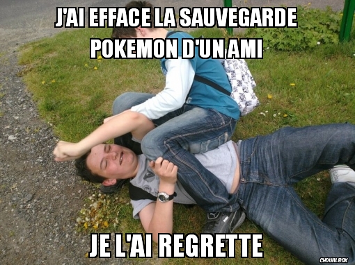 J\'ai effacé la sauvegarde Pokemon d\'un ami