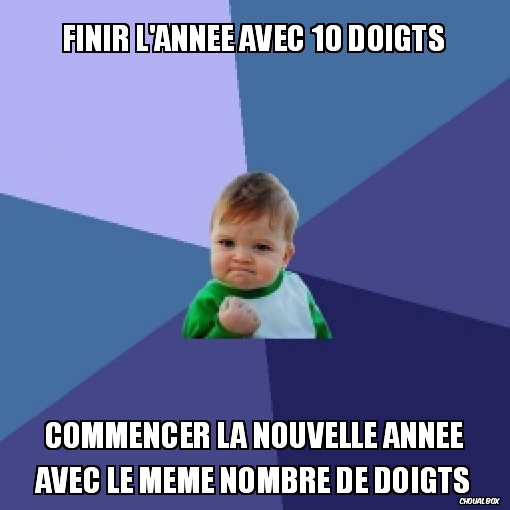 Finir l\'année avec 10 doigts...