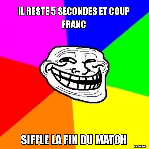 Arbitre, you\'re doing it wrong