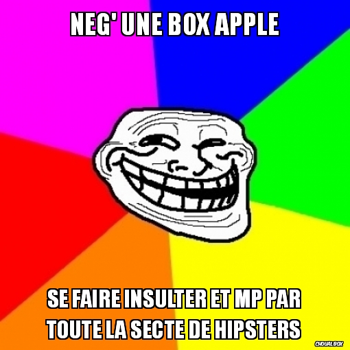 Neg\' une box apple