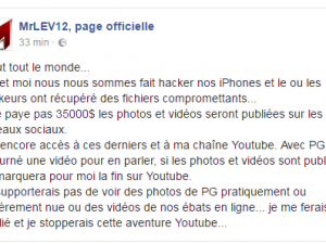 MrLev12 Hacké ? Des nudes en approche ?