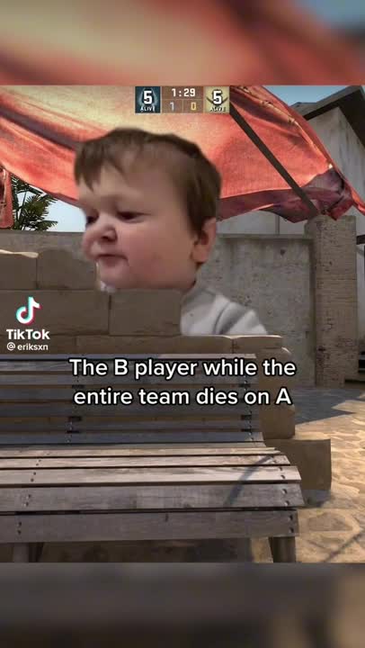 Quand tu restes en B alors que la team adverse est en A