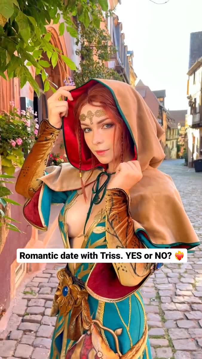 Triss dans les rues de Riquewihr - I. Meier