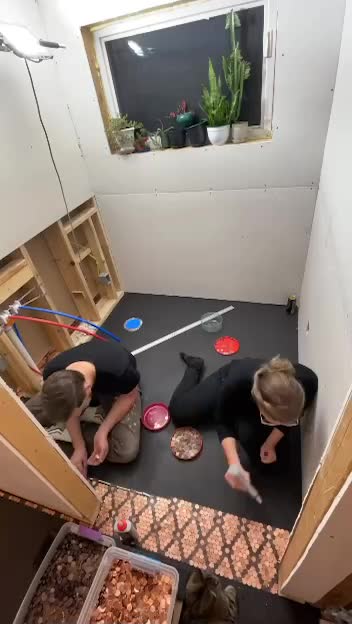 Une réalisation de toute beauté si vous avez beaucoup de petite monnaie