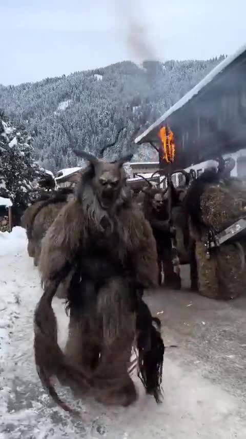 Parade Krampus en Norvège