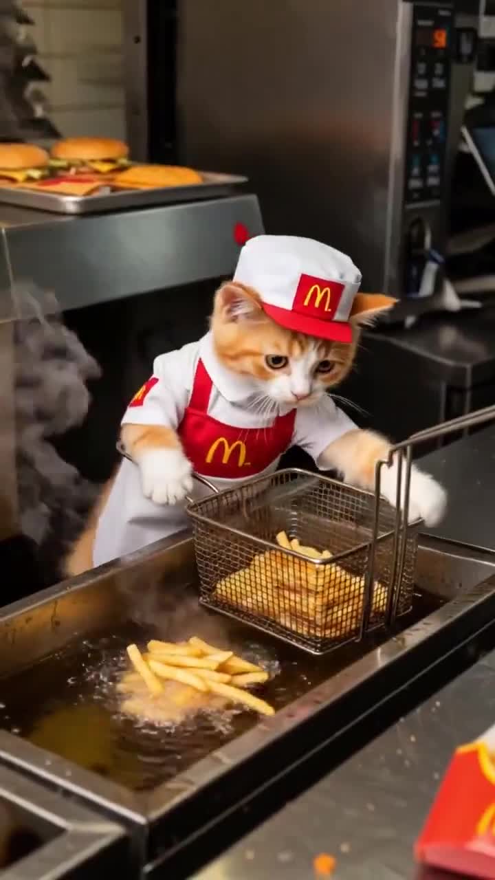 Chat se passe comme ça chez Mac Donald