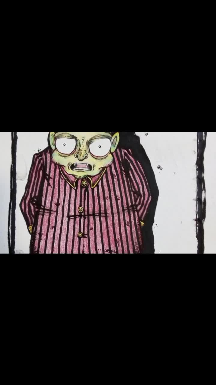 Dessin papier et voix de moi + animation par IA