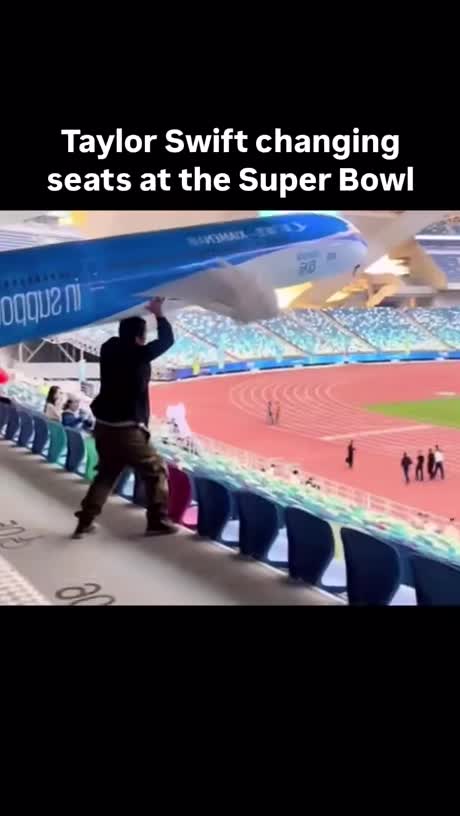 Taylor Swift qui change de place