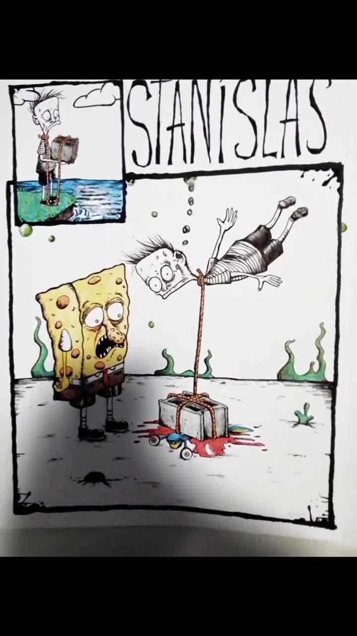 Moi vs IA. (Dessin d'origine en com).