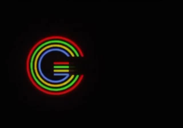 Logos d'entreprise modernes, mais dans le style rétro des années 80.