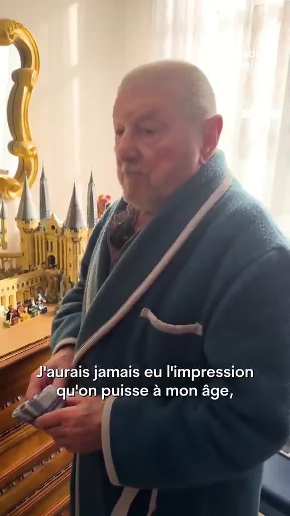 On ne croirait jamais qu'un homme de 94 ans soit capable de faire ça.