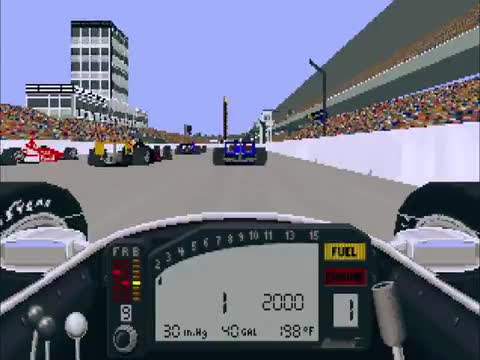 IndyCar Racing, 1993, PC.