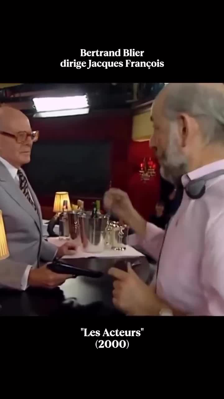 Bertrand Blier dirige Jacques François