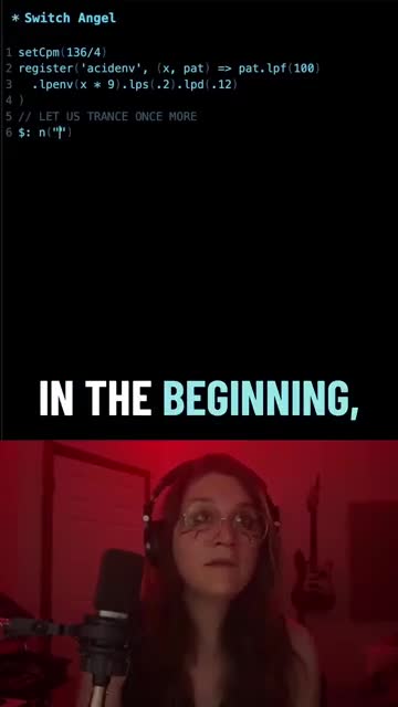 Switch Angel code sa musique en direct