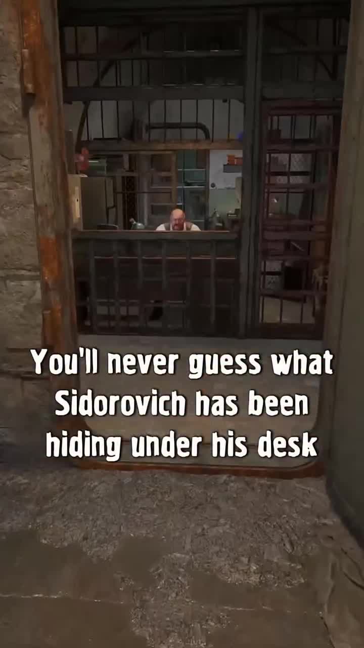 Tu ne devineras, jamais, ce que Sidorovich cache sous son bureau...