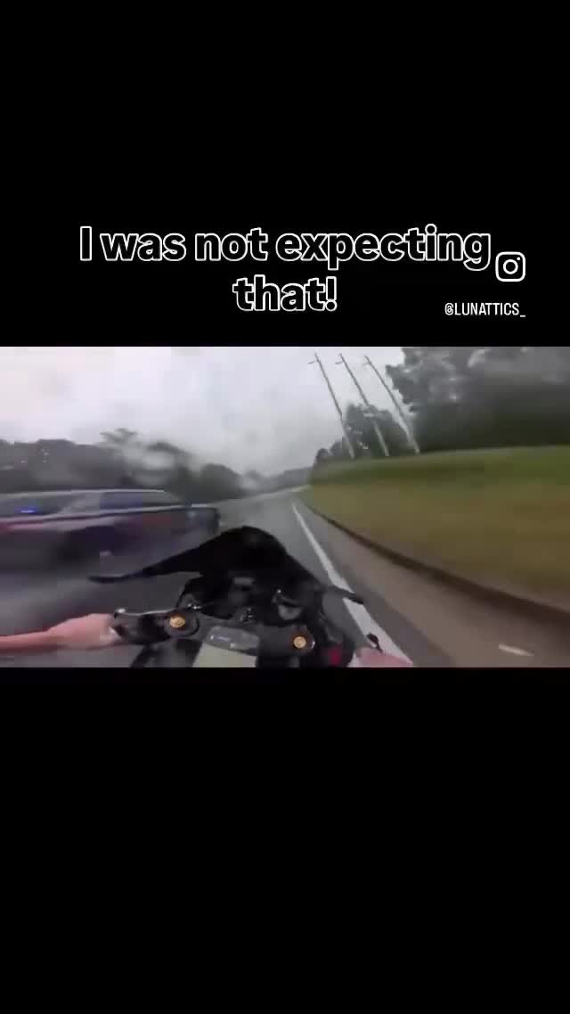 Quand tu t'en fous des flics car ils coursent quelqu'un d'autre.